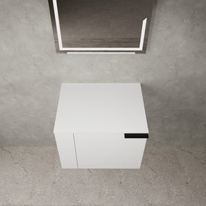 English Elm 24" Modern Bathroom Vanity Cabinet For Large Spaces - Stylish Storage & Customizable Sink Options W1972P204942