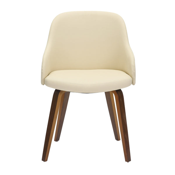 English Elm Dining/ Accent Chair Slatted Walnut Wood Frame Teal Upholstered Mid-century Seat B202P472714
