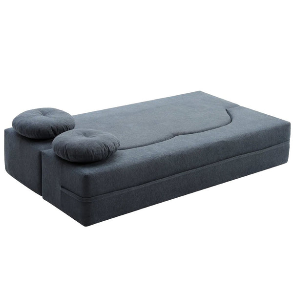 English Elm 2-In-1 Convertible Modular Sofa Bed - Memory Foam Comfort, No Assembly, Space-Saving Design For Any Room P1 W3653P355637-GIGA