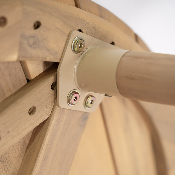 English Elm Christopher Knight Home® - Verona Round Acacia Outdoor Coffee Table — Handcrafted Natural Finish, Weather‑Resistant, 35" Diameter N775P309258A