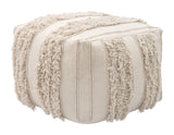 Peru Ottoman Beige 109822 Zuo Modern