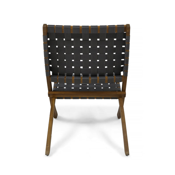 English Elm Christopher Knight Home® - HUNTSVILLE Acacia Foldable Chair Set of 2 — Water‑Resistant Woven Accents, Portable, No Assembly Needed 63739.00GRY