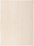 Unique Loom Braided Jute Dhaka Hand Braided Solid Rug White,  10' 0" x 14' 1"