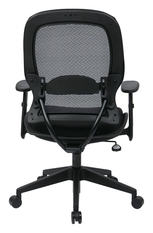 OSP Home Furnishings Airgrid® Ergonomic Mesh Office Task Chair with Lumbar Support and Synchro Tilt Control 5540