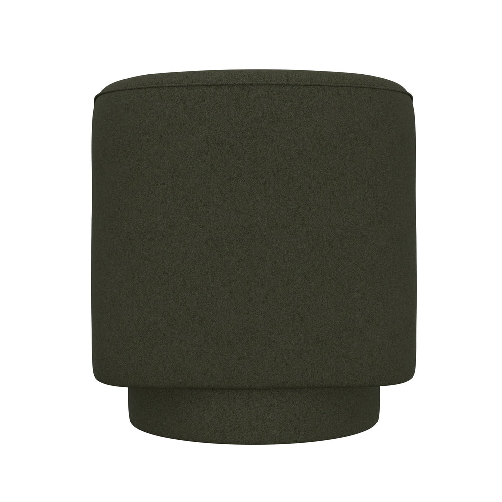 English Elm Wallace & Bay - Green Swivel Accent Chair with Forest Fabric Upholstery, Contemporary Comfort, Easy-Care Design, 30"x28"x31" B361P384444