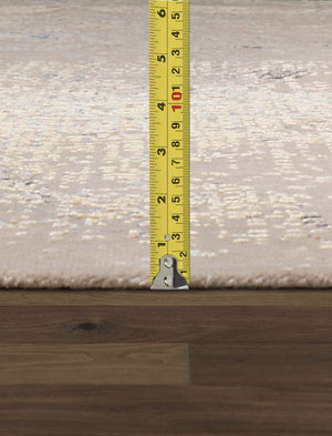 Pasargad Home Modern Hand-knotted Area Rug – Elegant Abstract Design In Premium Viscose Silk & Wool   Prj-15c 9x12