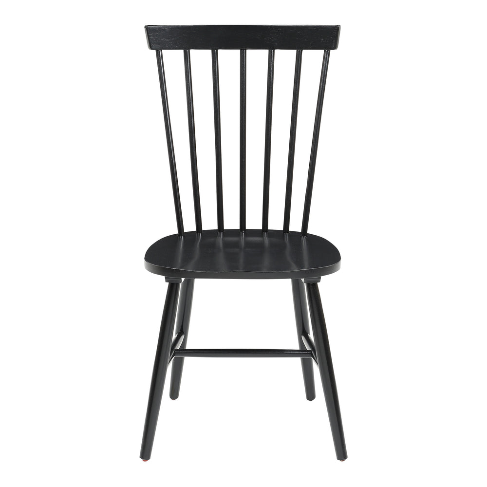 OSP Home Furnishings Eagle Ridge Dining Chair Black