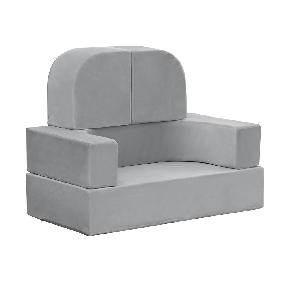 English Elm Kids Modular Sofa Bed – Convertible Toddler Couch For Playrooms, Naps, And Imaginative Fun! W1889P337551