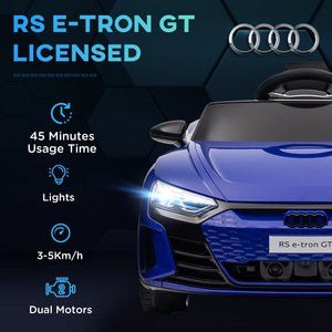 English Elm Aosom Licensed Audi 12v Electric Ride on Toy Car with Remote Suspension and Lights W2225P229544