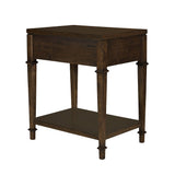 Martha Stewart Kenna Traditional Nightstand MT136-1207 Dark Coffee