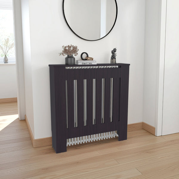 English Elm Keller Black Wood Radiator Cover Panel for Modern Minimalist Living Rooms B092P439909