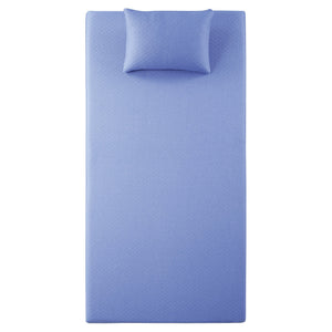 English Elm 7inch Gel-Infused Charcoal Memory Foam Twin Mattress and Pillow Set — Breathable Cover, Supportive Comfort for All Night Rest Blue 12.75 L x 12.75 W x 40.25 H B011P213349