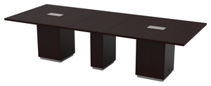 OSP Home Furnishings Tuxedo Rectangular Banquet Table Durable Multipurpose Surface for Events and Workspaces 120X48X30H TUXDKR-61