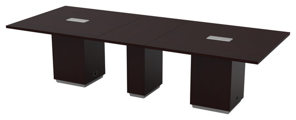 OSP Home Furnishings Tuxedo Rectangular Banquet Table Durable Multipurpose Surface for Events and Workspaces 120X48X30H TUXDKR-61