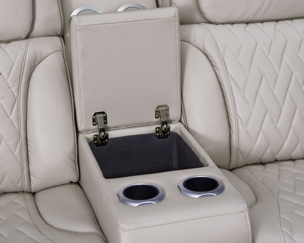 English Elm Jazz Power Reclining Sofa & Loveseat Set With Bluetooth Speakers, Led Lights, Usb Ports & More! B061S00928