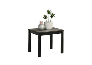 English Elm Gray 3pc Contemporary Coffee & End Table Set with Faux Marble Gray Wood Tops Solid Wooden Legs Stylish Living Room Furniture B2741P391797