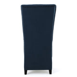 Christopher Knight Home® - Noble House - Callie Dark Blue Fabric Dining Chair