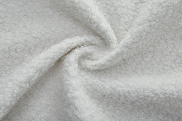 English Elm Modern Full Size Folding Sofa Bed with Teddy Fabric, Foam-Filled 15" Sleeper, 2 Pillows, No Assembly Required Beige+White W1885P272259