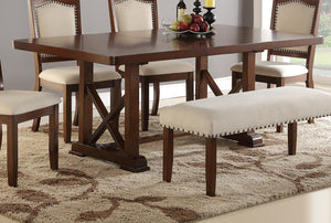 English Elm Classic 60" Dining Table with 18" Butterfly Leaf — Elegant Veneer Finish, Sturdy Rubberwood Base, 30"H Cherry 29 L x 30 W x 10 H B011S01790