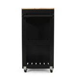 Christopher Knight Home® - Noble House - Telfair Kitchen Cart with Wheels