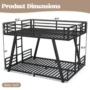 English Elm Double Twin House Bed Pine Wood Frame Kids Playhouse Bunk with Storage Drawers W5305S00055
