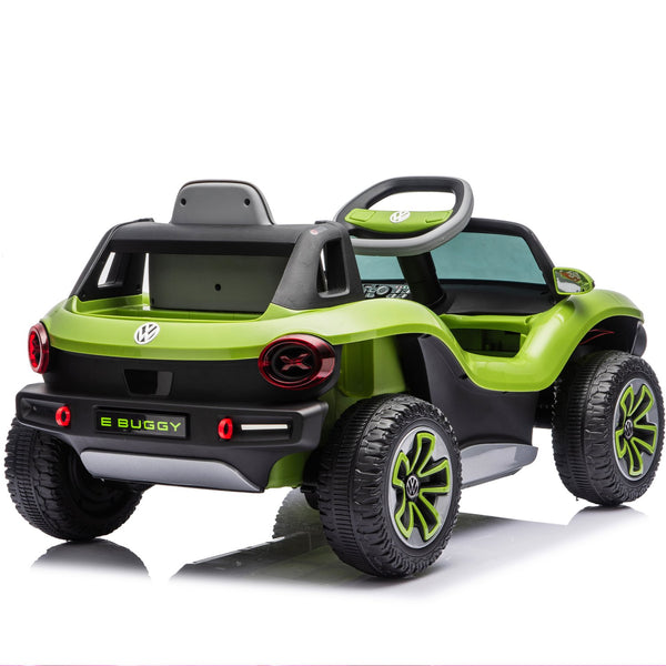 English Elm 12v Licensed Volkswagen Beetle Ride on Car with Remote Control and Suspension for Kids Green W1578P418186