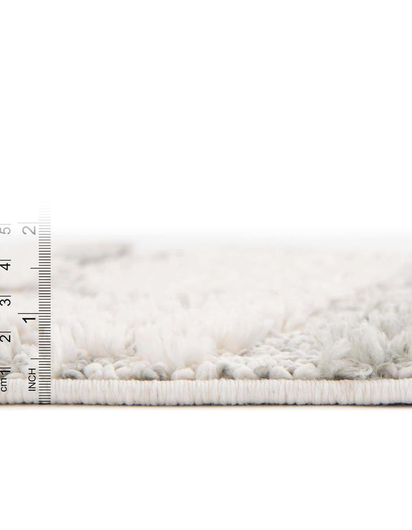 Unique Loom Cherokee Chattanooga Machine Made Geometric Rug Sand, Gray 6' 1" x 9' 0"