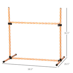 English Elm PawHut 63" 6-Tier Small Animal Habitat with Hammock, Heavy-Duty Steel Cage, Wheels & Removable Tray Orange W2225P217636