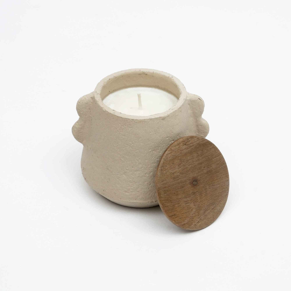 English Elm Jar Candle With Wooden Lid - Eco-Friendly 8Oz Vanilla Lavender Aromatherapy For Relaxation & Décor B346P369764