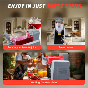 English Elm Slushie Machine with Compressor Led Display Frozen Margarita and Ice Cream Maker W2841P352642