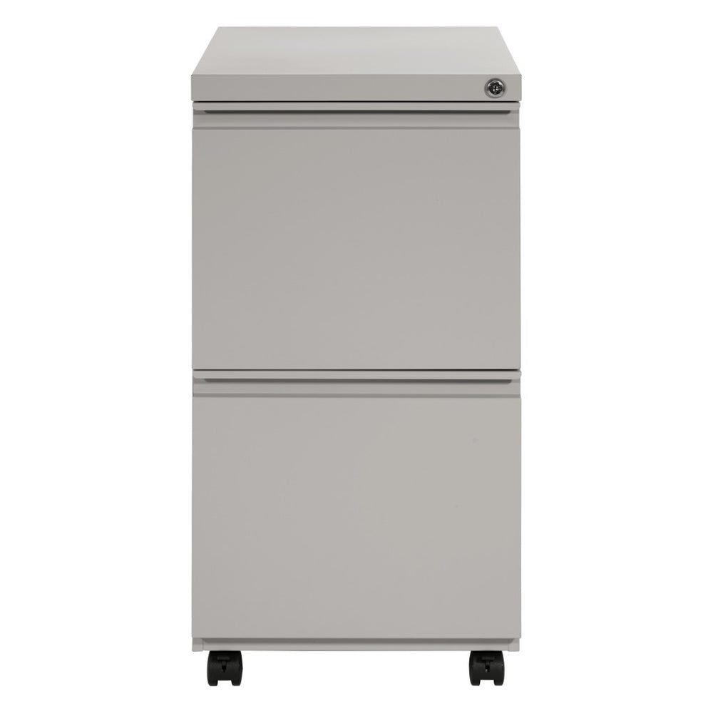 OSP Home Furnishings 22" Mobile Pedestal with Locking Drawers Full Extension Filing and Pencil Tray PTC22FF-HF