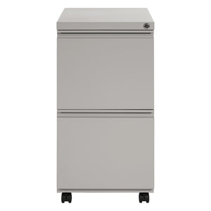 OSP Home Furnishings 22" Mobile Pedestal with Locking Drawers Full Extension Filing and Pencil Tray PTC22FF-HF