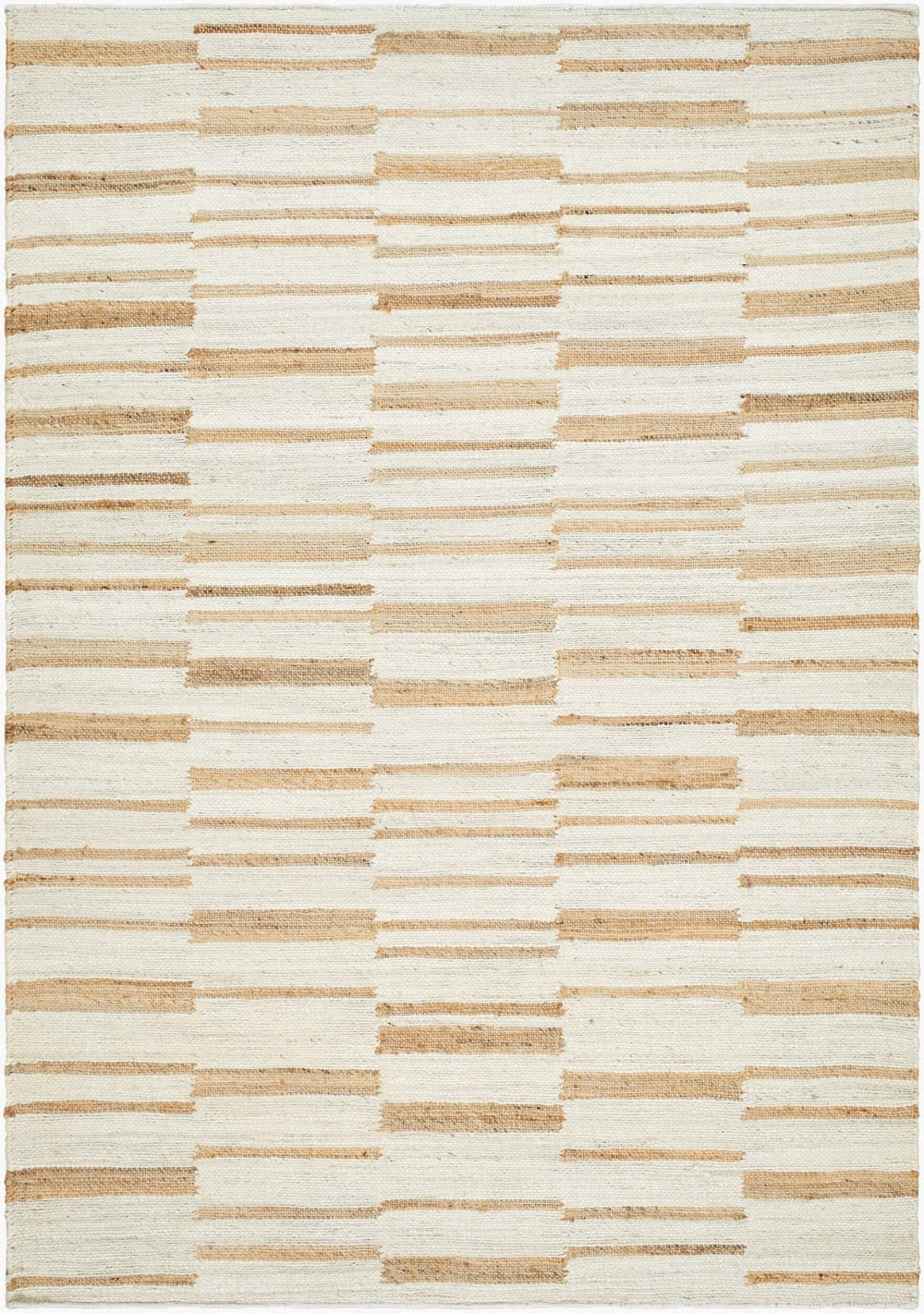 Livabliss Diane Natural Jute Flatweave Area Rug Handwoven in India for Entryways and Baths Cream, Tan 2' x 3' DAI2307-23