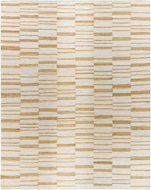 Livabliss Diane Natural Jute Flatweave Area Rug Handwoven in India for Entryways and Baths Cream, Tan 8' x 10' DAI2307-810