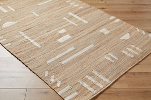 Livabliss Diane Handwoven Jute Flatweave Area Rug Natural Fiber Accent for Entryway or Bath Tan, Cream 9' x 12' DAI2308-912