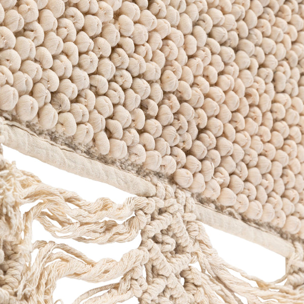 Surya Dali 28" X 19" Elegant Wall Hanging - Global-inspired Design For Eclectic Home Decor Charm Beige Cotton,Wood Dal1000-2819