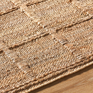 Surya Damon Handmade 2' X 3' Jute Rug - Elegant, Durable, And Perfect For Enhancing Your Living Space! Beige Jute Dam2302-810
