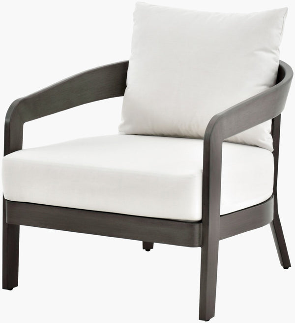 Surya Daniella Sculptural Accent Chair Acrylic Upholstery Aluminum Base Indoor Outdoor Use DANE001-283133