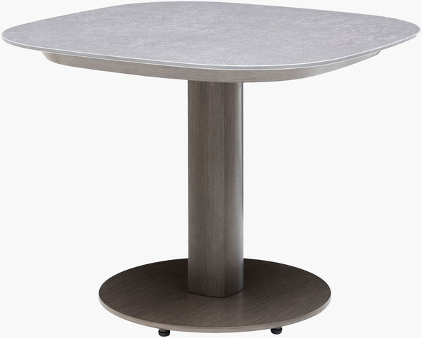 Surya Daniella Cast Aluminum Square Coffee Table Rust Resistant Indoor Outdoor Patio Use DANE004-42630