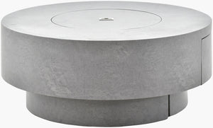 Surya Daniella Square Aluminum Outdoor Fire Table with Hand-painted Finish for Patio DANE006-194343