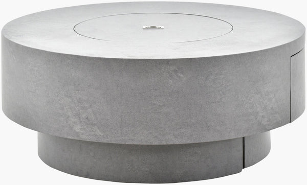 Surya Daniella Square Aluminum Outdoor Fire Table with Hand-painted Finish for Patio DANE006-194343
