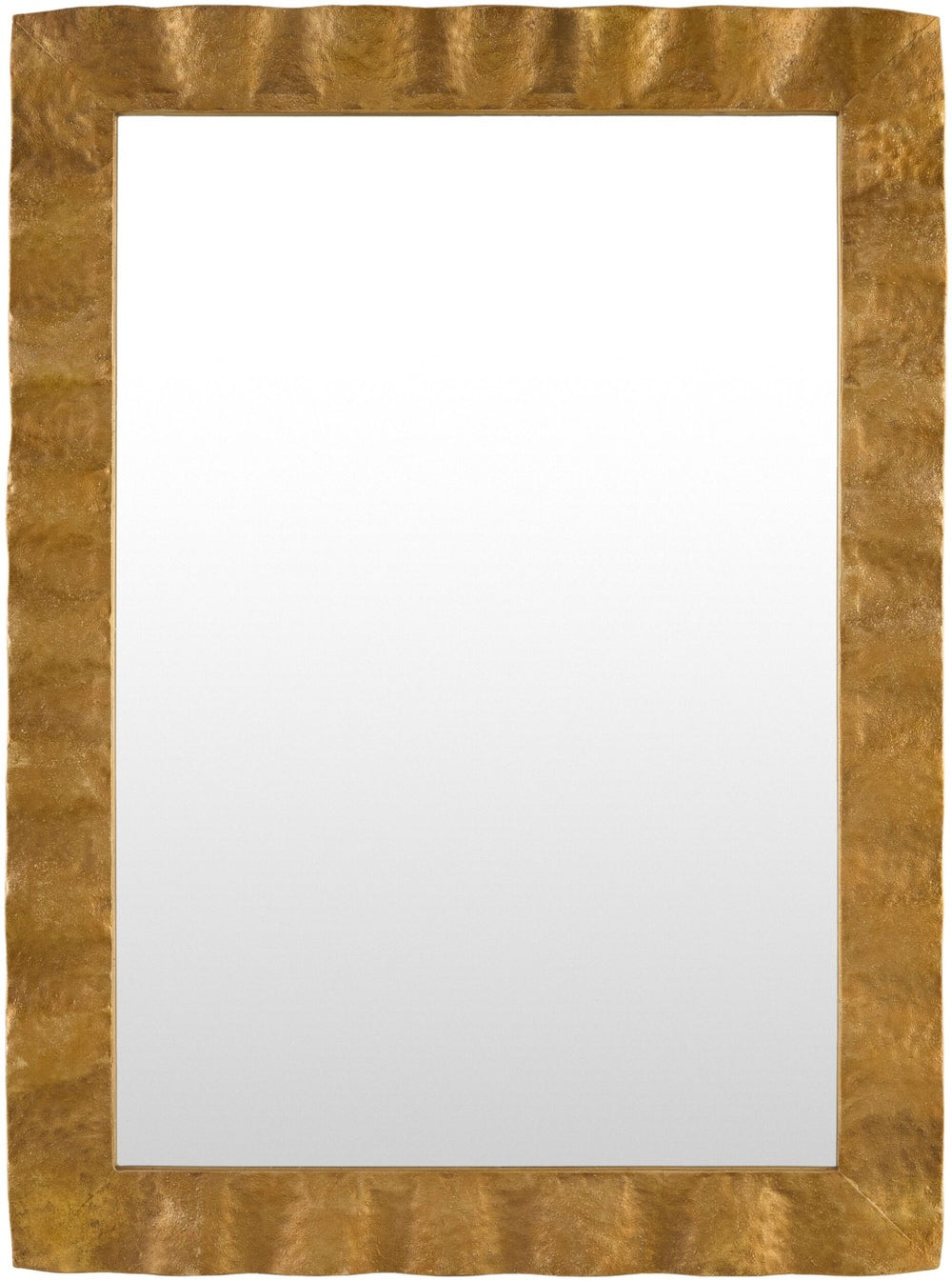 Surya Danica Mid-century Modern Accent Wall Mirror Slim Linear Frame for Entryway or Bedroom DANI002-3727