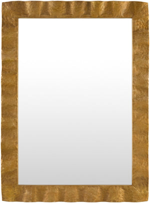 Surya Danica Mid-century Modern Accent Wall Mirror Slim Linear Frame for Entryway or Bedroom DANI002-3727