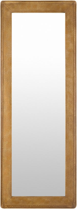Surya Danica Tall Wall Mounted Full Length Mirror Mid Century Modern Slim Bedroom Statement DANI004-7026