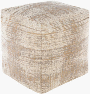 Livabliss Dalen Jacquard Woven Cube Pouf Polybead Fill Bohemian Accent Seating for Living Room DAPF001-181818