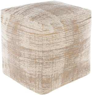 Dalen DAPF-001 18"H x 18"W x 18"D Pouf DAPF001-181818 Livabliss Surya