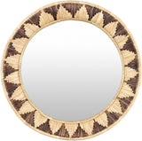 Dastkar DAS-003 22"H x 22"W x 3"D Accent Mirror DAS003-2222 Livabliss Surya