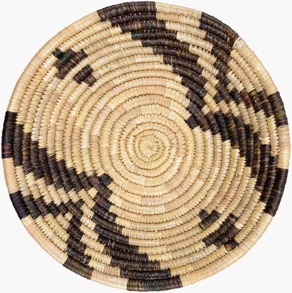 Livabliss Dastkar Handwoven Moonj Grass Circular Wall Accent Artisan Boho Organic Decor DAS006-1414