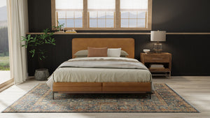 Feizy Rugs Carrington Hand Knotted Premium Wool Rug With Traditional Oushak Motifs And Elegant Fringe Accents Blue,Red,Gold Wool 9826499fblurste50