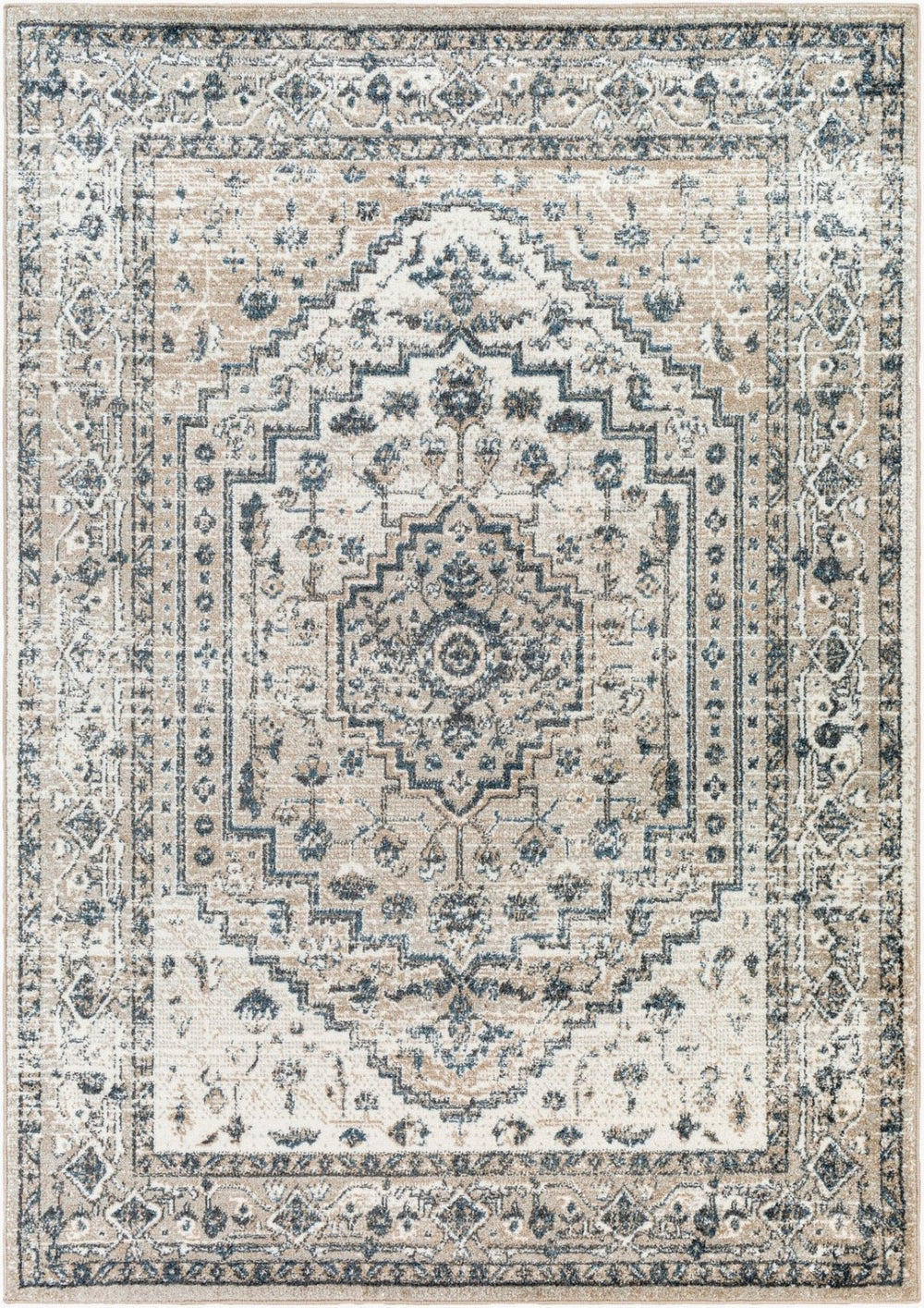 Livabliss Davaro Traditional Polypropylene Area Rug Turkish Woven for Living and Dining Rooms DAV2320-9212